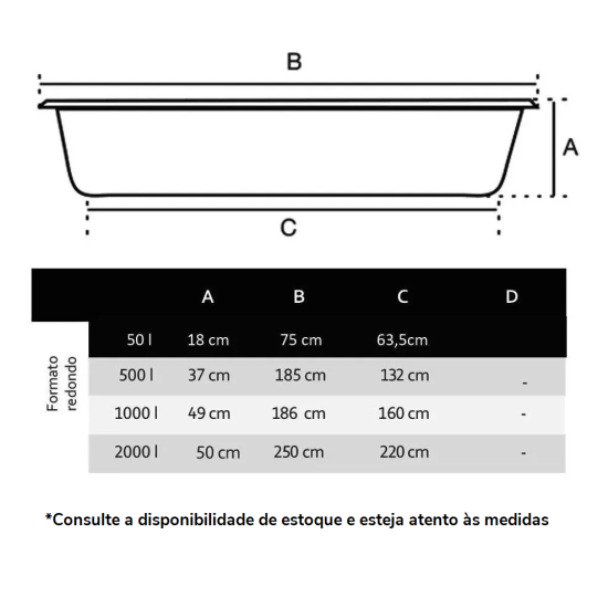 Piscina Redonda Rosa - Caixa Multiuso De Polietileno 50L