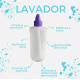 Lavador Nasal Todas as Idades Higienizador Irrigador Lavagem Ducha Sinusite Rinite Alergia - 2 Bicos