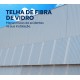 Telha em Fibra De Vidro Ondulada Leitosa - 2,44 X 1,10 M - Perfil 177