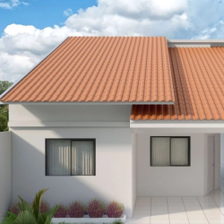 Telha Pvc Colonial Ecológica - 2,62 m X 0,86 m