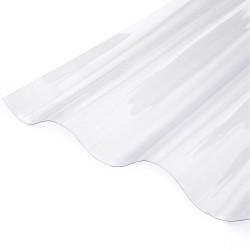 Telha de Policarbonato Transparente Perfil 177 – 2,44 x 1,10m