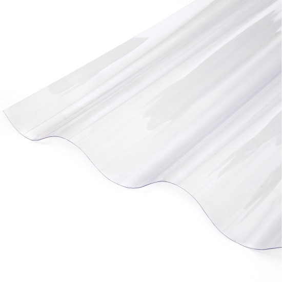 Telha de Policarbonato Transparente Perfil 177 – 2,44 x 1,10m