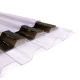 Telha de Policarbonato Transparente Trapezoidal Greca – 2,44 x 0,99m - Bronze 