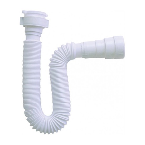 Sifão Sanfonado Universal Pvc Branco