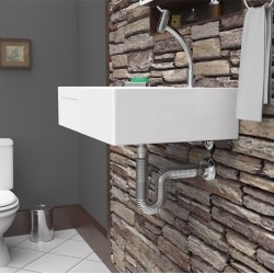 Sifão Sanfonado Flexível Cromado